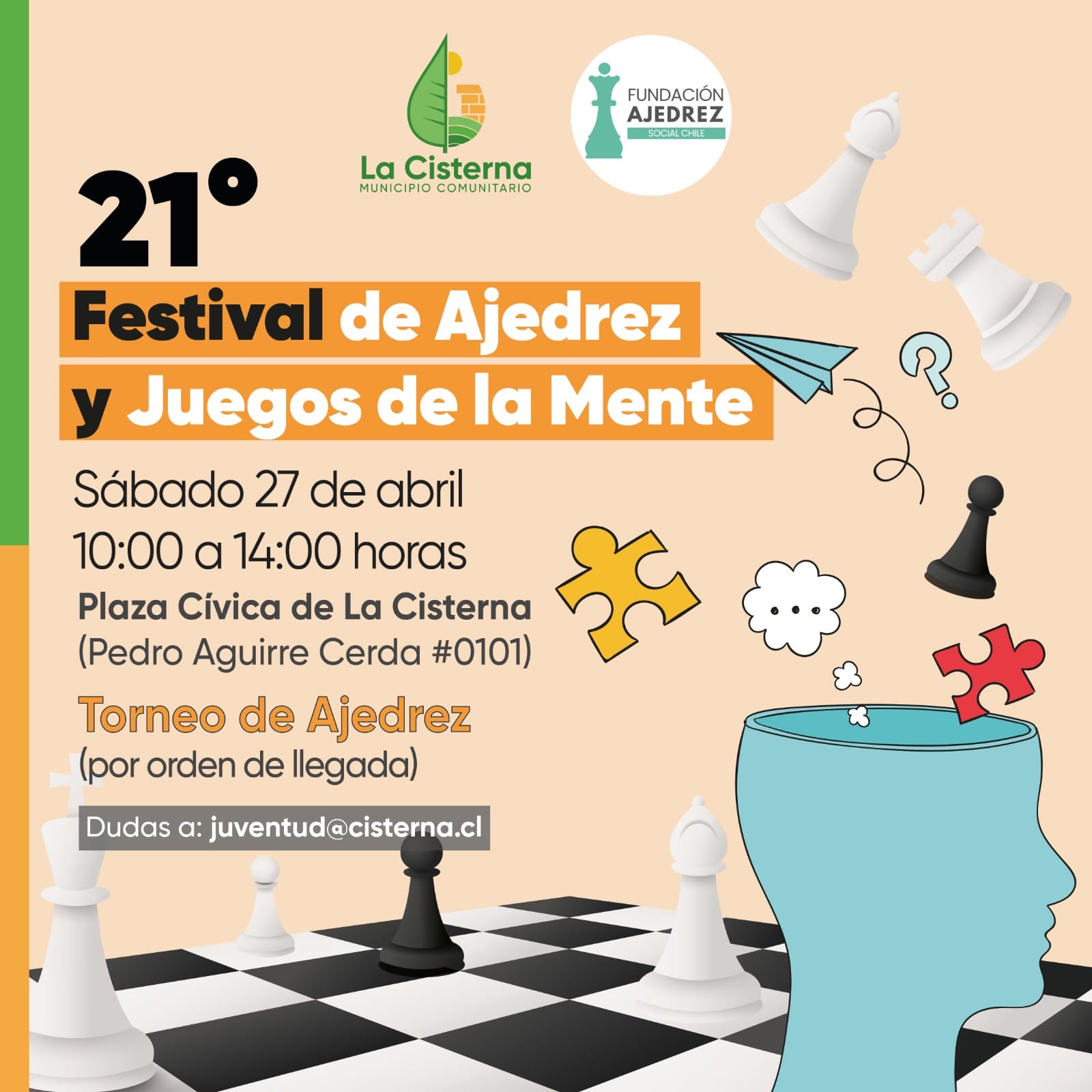 Torneo de ajedrez en la Cisterna, Santiago