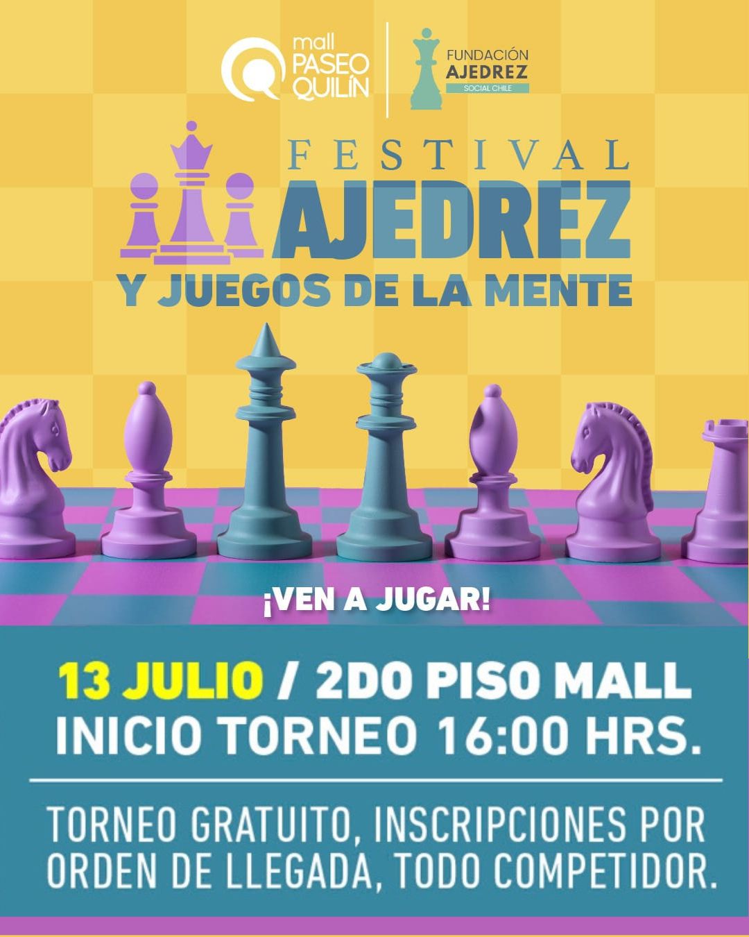 Ajedrez torneo en el mall Quilín, Peñalolén, Santiago de Chile