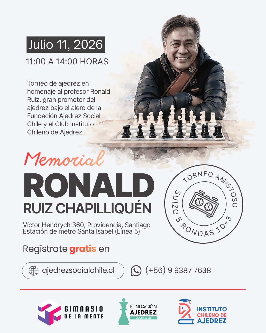 Torneo ajedrez en santiago de chile